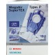 Bosch BBZ41FP Σακούλες Σκούπας 4τμχ Συμβατή με Σκούπα Siemens / Bosch